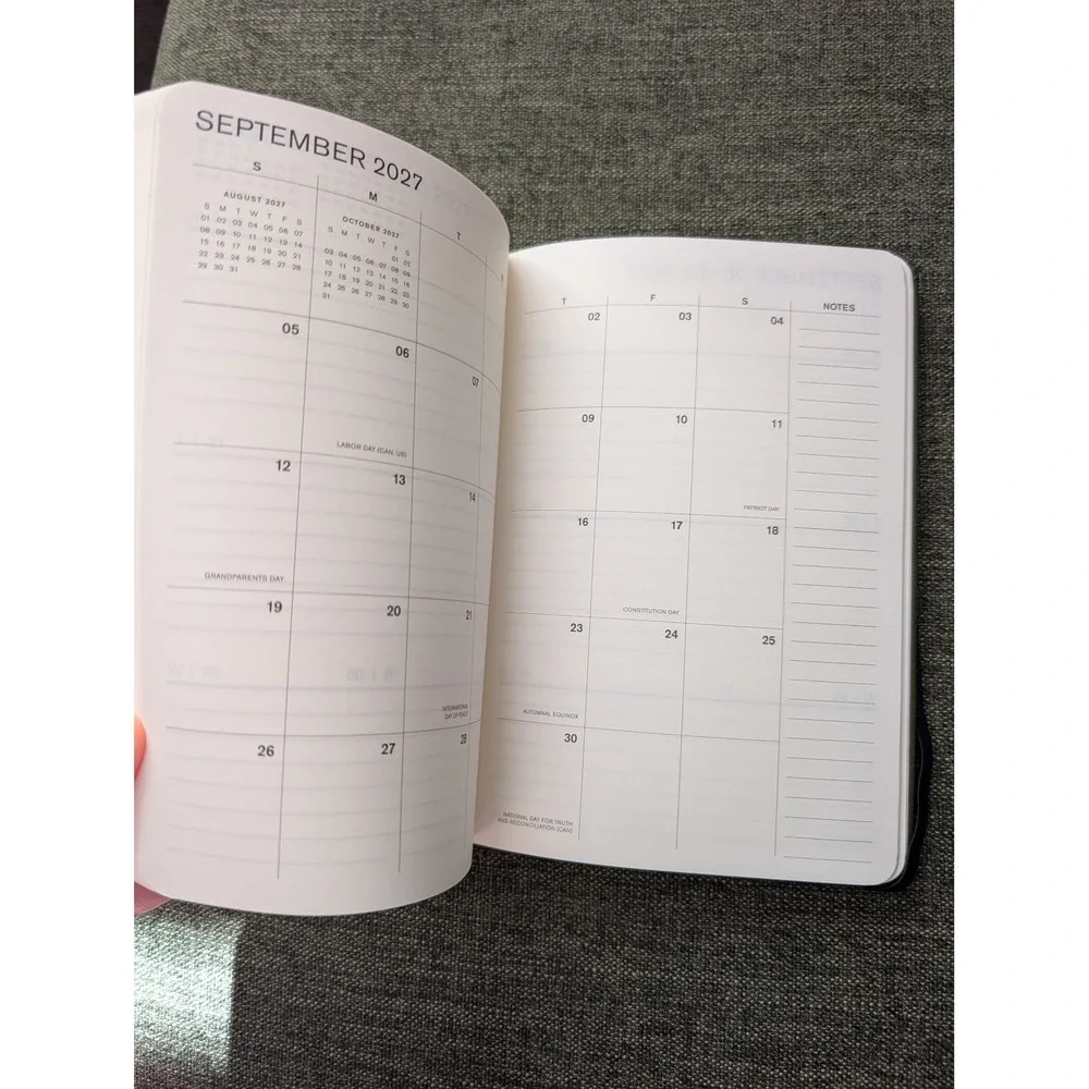 Hunter Weekly Planner Agenda School Calendar Academic College Organization Year